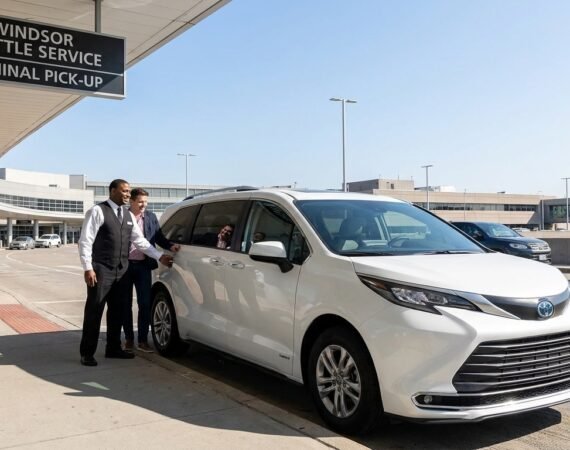 Detroit Airport to Windsor Shuttle